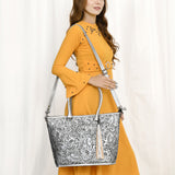 American Darling Tote Hand Tooled Genuine Leather Women Bag Western Handbag Purse