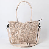 Tote Hand Tooled Genuine Leather women bag western handbag purse