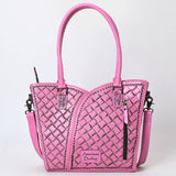 Tote Hand Tooled Genuine Leather women bag western handbag purse