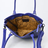 American Darling Western Tote Bag, Hand Tooled Genuine Leather, Floral Carved Design, Premium Craftsmanship & Everyday Carry