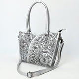 Tote Hand Tooled Genuine Leather women bag western handbag purse