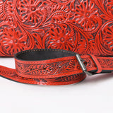 Clutch Hand Tooled Genuine Leather women bag western handbag purse