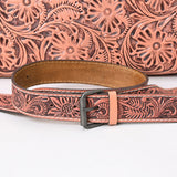 Clutch Hand Tooled Genuine Leather women bag western handbag purse