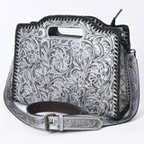 Clutch Hand Tooled Genuine Leather women bag western handbag purse