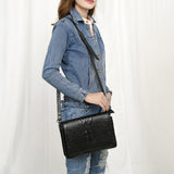 American Darling ADBG1193 Wallet Crocodile Embossed Genuine Leather Women Bag Western Handbag Purse