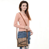 American Darling Adbga560 Cross Body I Hand Tooled Genuine Leather Women Bag Western Handbag Purse