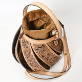 American Darling Adbga562 Bucket Hand Tooled Genuine Leather Women Bag Western Handbag Purse