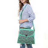 American Darling Tote Hand Tooled Genuine Leather Women Bag W. Handbag