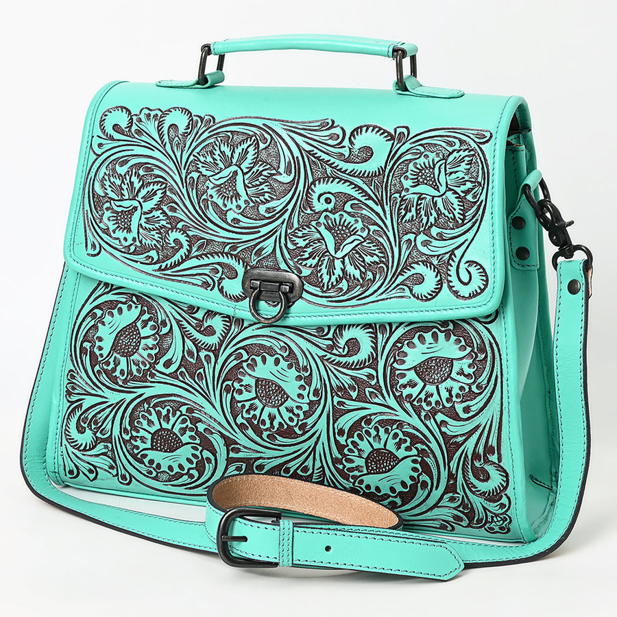 American Darling Tote Hand Tooled Genuine Leather Women Bag Western Handbag Purse | Travel Bags - Uhorse