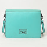 American Darling Cross Body Hand Tooled Hair-on Genuine Leather Western Women Bag Handbag Purse | Crossbody for