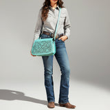 American Darling Cross Body Hand Tooled Genuine Leather Western Women Bag Handbag Purse | Crossbody