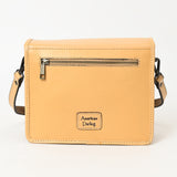 American Darling Cross Body Hand Tooled Hair on-Genuine Leather Western Women Bag Handbag Purse | Crossbody