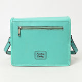 American Darling Cross Body Hand Tooled Hair on-Genuine Leather Western Women Bag Handbag Purse | Crossbody