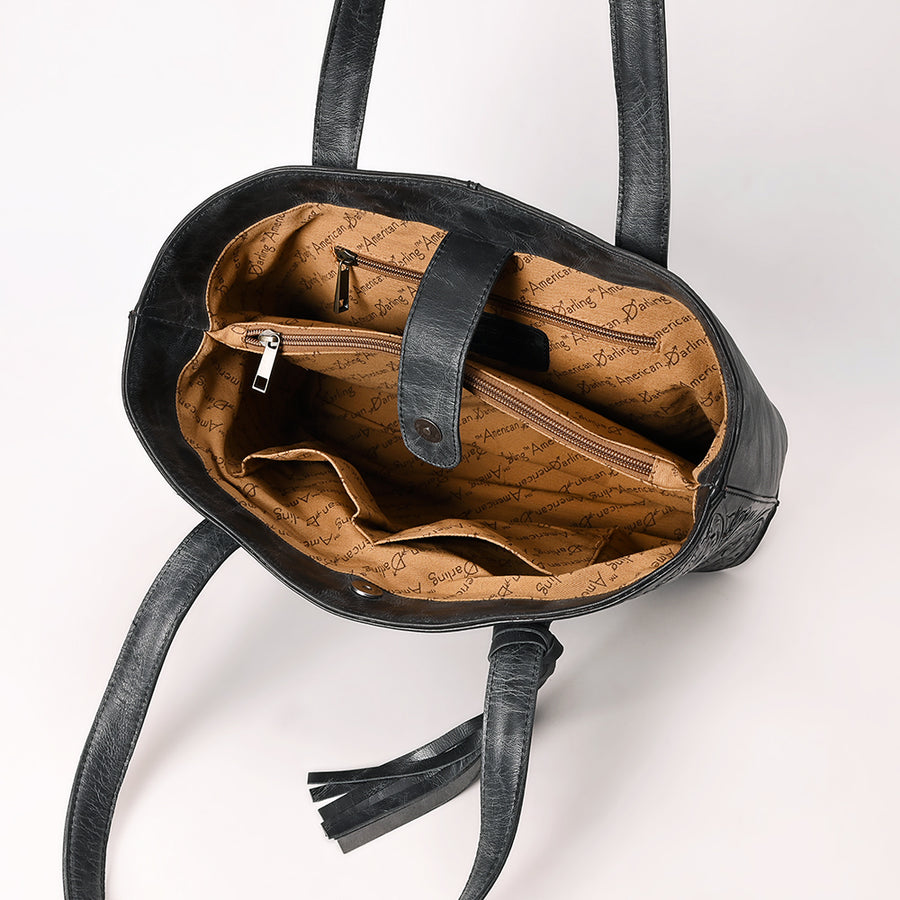 American Darling Tote Hand Tooled Genuine Leather Western Women Bag | Handbag Purse Wallet
