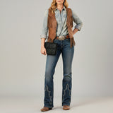 American Darling Crossbody Hand Tooled Genuine Leather Women Bag Western Handbag Purse