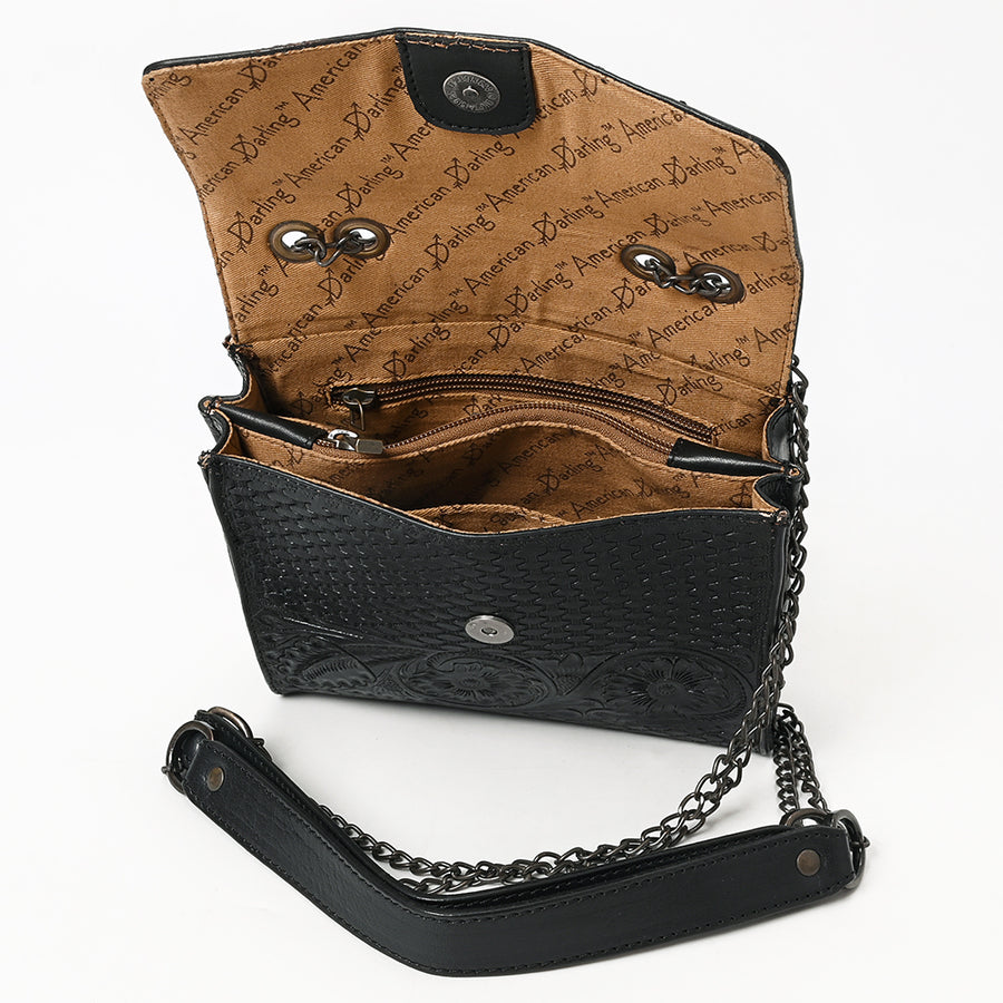 American Darling Crossbody Hand Tooled Genuine Leather Women Bag Western Handbag Purse