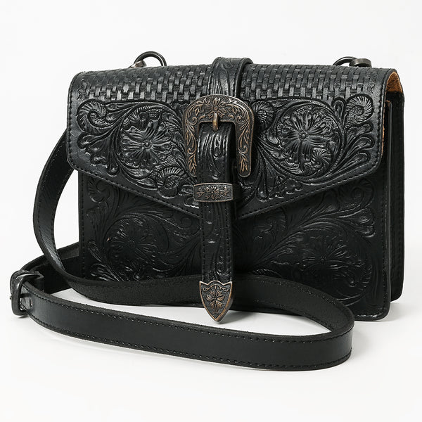 American Darling ADBGZ853 Briefcase Hand Tooled Genuine W. Leather by Hilason – Cowboy and equestrian accessories
