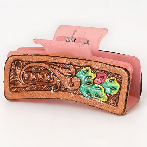 American Darling Floral Long Hair Claw Hand Tooled Carved Genuine by Hilason – Cowboy and equestrian accessories