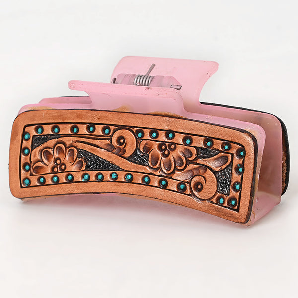 American Darling Floral Long Hair Claw Hand Tooled Carved Genuine by Hilason – Cowboy and equestrian accessories