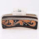 Beautifully Hand Tooled Women Ladies Hair Band Clip Clutch