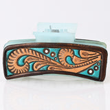 Beautifully Hand Tooled Women Ladies Hair Band Clip Clutch