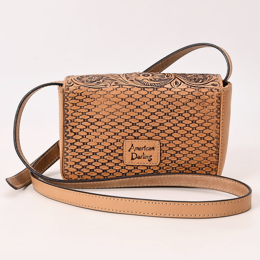 American Darling Crossbody Hand Tooled Genuine Leather Women Bag Western Handbag Purse | Bags