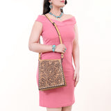 American Darling Crossbody Hand Tooled Genuine Leather Women Bag W.