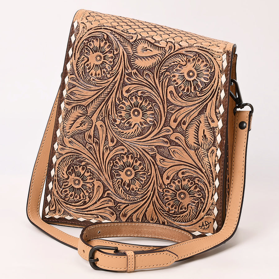 American Darling Crossbody Hand Tooled Genuine Leather Women Bag Western Handbag Purse | Bags - Uhorse