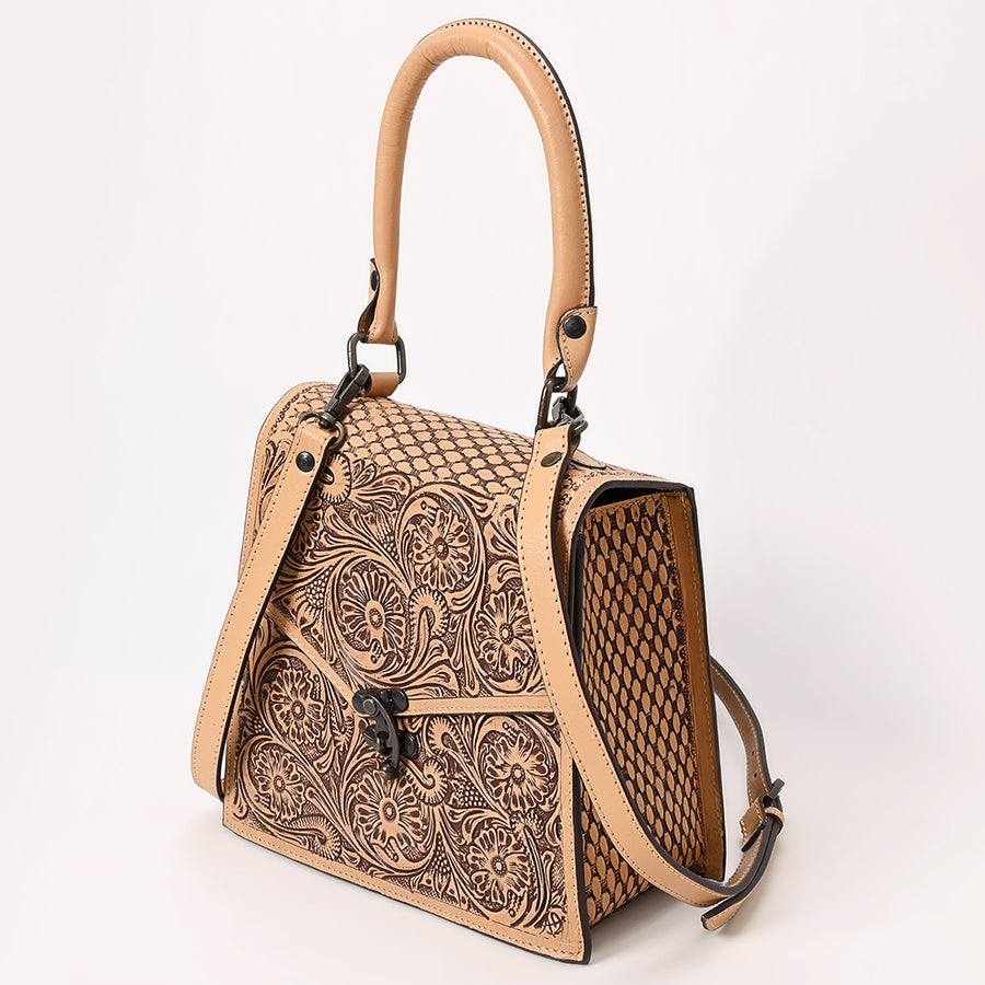 American Darling Tote Hand Tooled Genuine Leather Women Bag Western Handbag Purse | Travel Bags