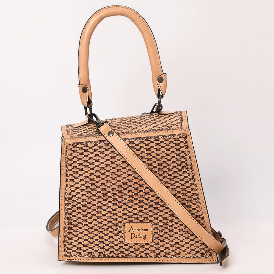 American Darling Tote Hand Tooled Genuine Leather Women Bag Western Handbag Purse | Travel Bags