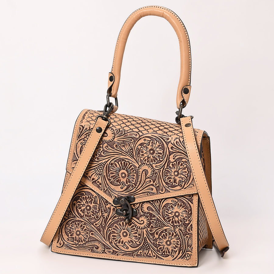 American Darling Tote Hand Tooled Genuine Leather Women Bag Western Handbag Purse | Travel Bags - Uhorse