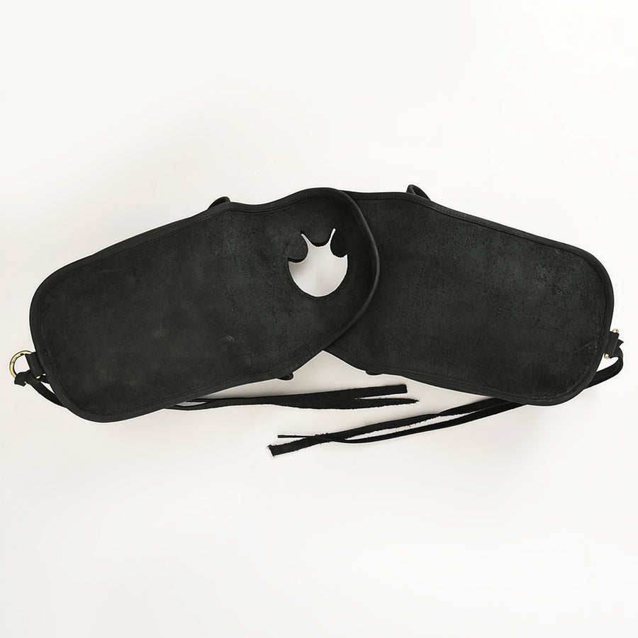 Hilason Western Horse Full Grain Leather Saddle Bag Heavy duty Traditional Trail Ride | Equestrian Western Adjustable Closure