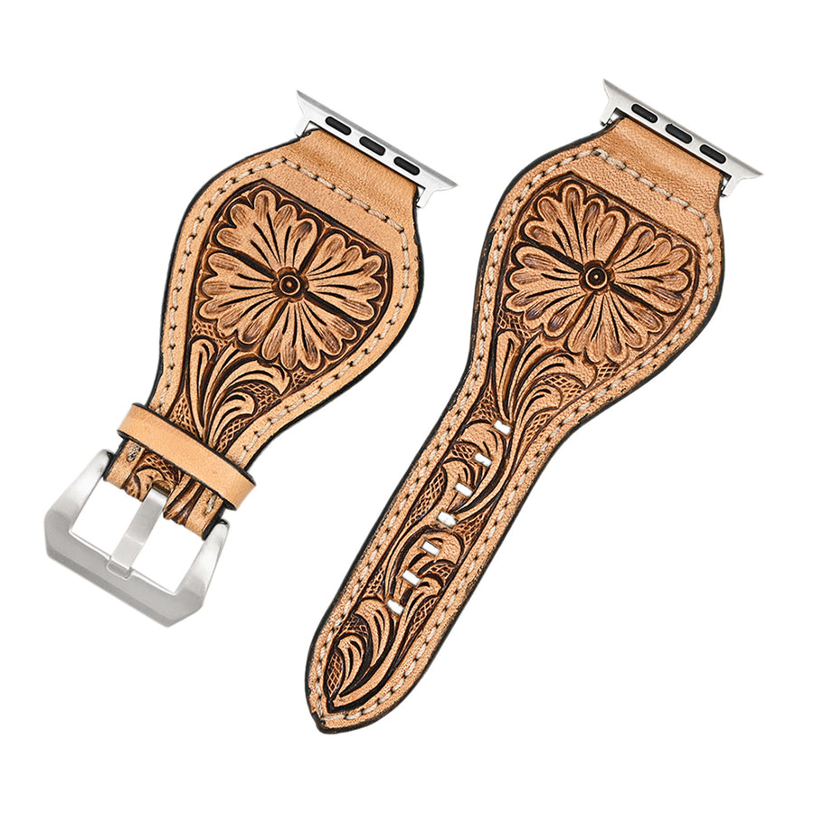 American Darling ADWAR141-45 Beautifully Hand Tooled Genuine Leather I by Hilason – Cowboy and equestrian accessories