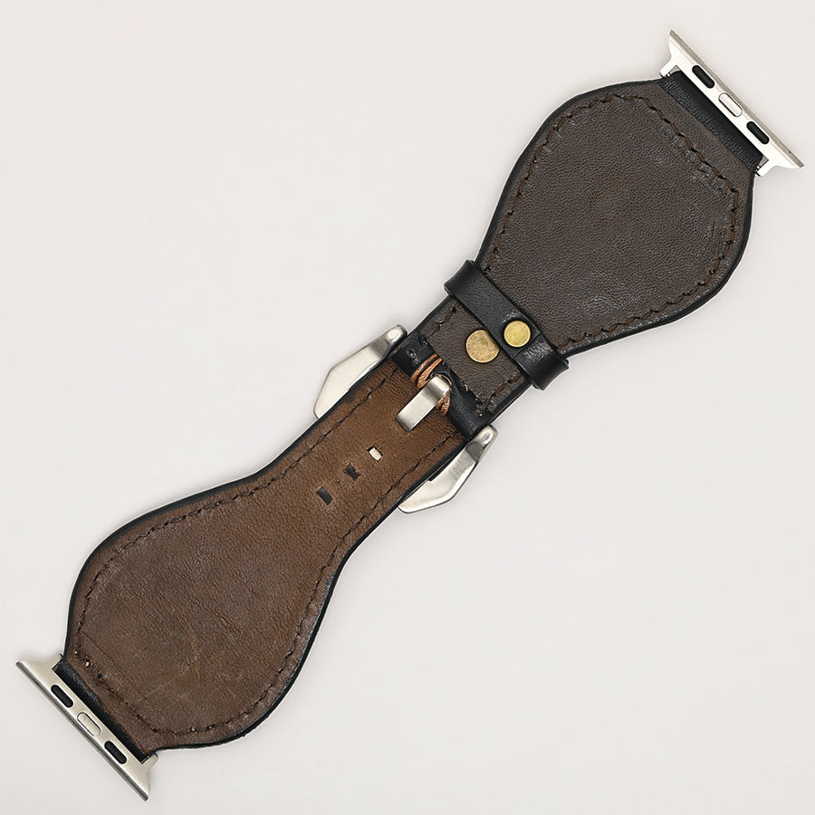 American Darling Beautifully Hand Tooled Painted Genuine Leather I watch Strap Men and Women Unisex