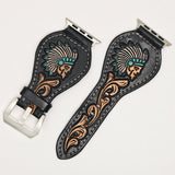 American Darling ADWAR144-45 Beautifully Hand Tooled Genuine Leather I by Hilason – Cowboy and equestrian accessories
