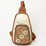 American Darling Sling Hand Tooled Saddle Blanket Genuine Leather women bag western handbag purse