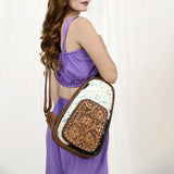 American Darling Sling Hand Tooled Saddle Blanket Genuine Leather women bag western handbag purse