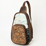 American Darling Sling Hand Tooled Saddle Blanket Genuine Leather women bag western handbag purse