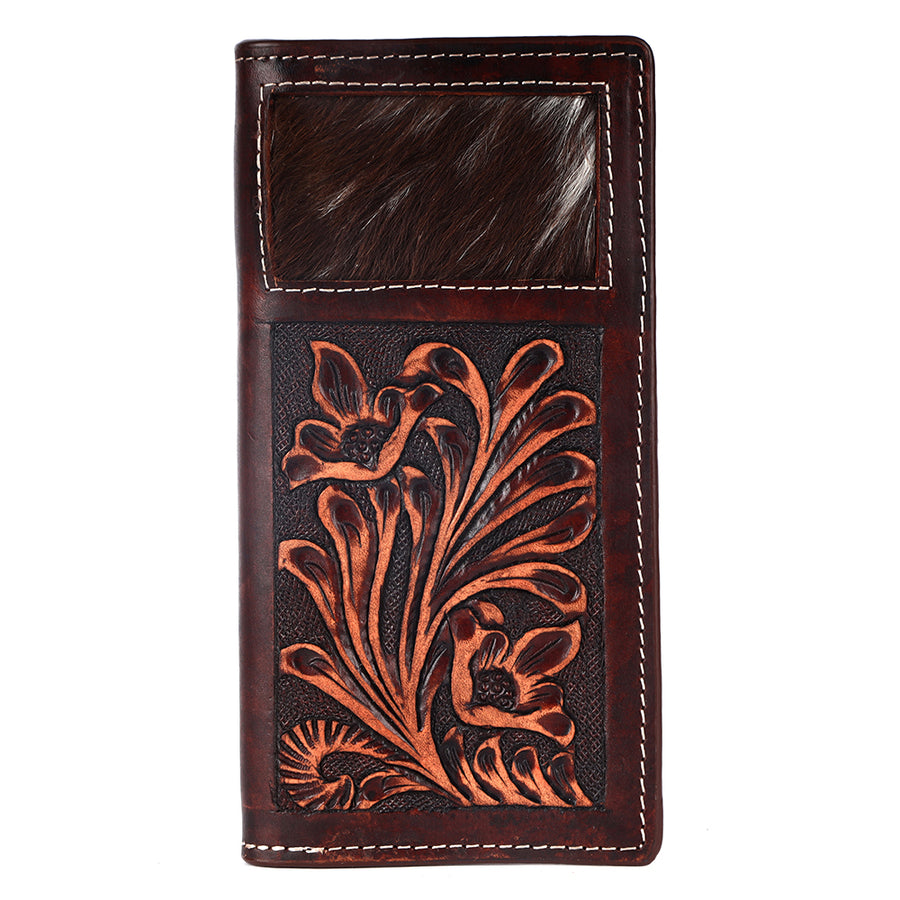 BAR H EQUINE Genuine Leather Rodeo - Bifold & Trifold Wallet For Men Women