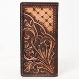 BAR H EQUINE Genuine Leather Rodeo - Bifold & Trifold Wallet For Men Women