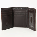 BAR H EQUINE Genuine Leather Rodeo - Bifold & Trifold Wallet For Men Women