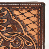 BAR H EQUINE Genuine Leather Rodeo - Bifold & Trifold Wallet For Men Women