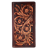 BAR H EQUINE Genuine Leather Rodeo - Bifold & Trifold Wallet For Men Women