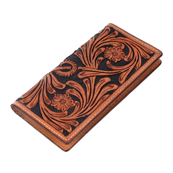BAR H EQUINE Genuine Leather Rodeo - Bifold and Trifold Wallet For Men Women - Uhorse