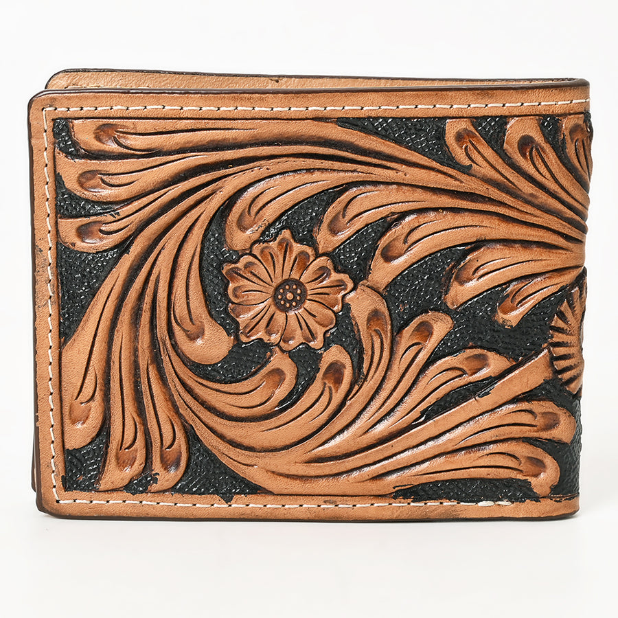 BAR H EQUINE Genuine Leather Rodeo - Bifold & Trifold Wallet For Men Women