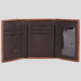 BAR H EQUINE Genuine Leather Rodeo - Bifold & Trifold Wallet For Men Women