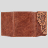 BAR H EQUINE Genuine Leather Rodeo - Bifold & Trifold Wallet For Men Women