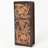 BAR H EQUINE Rodeo Steer Head Bifold Wallet For Men Women Genuine by Hilason – Cowboy and equestrian accessories