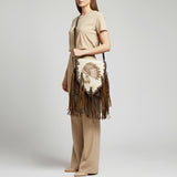 American Darling Messenger Hair On Genuine Leather Western Women Bag Handbag Purse | for Cute