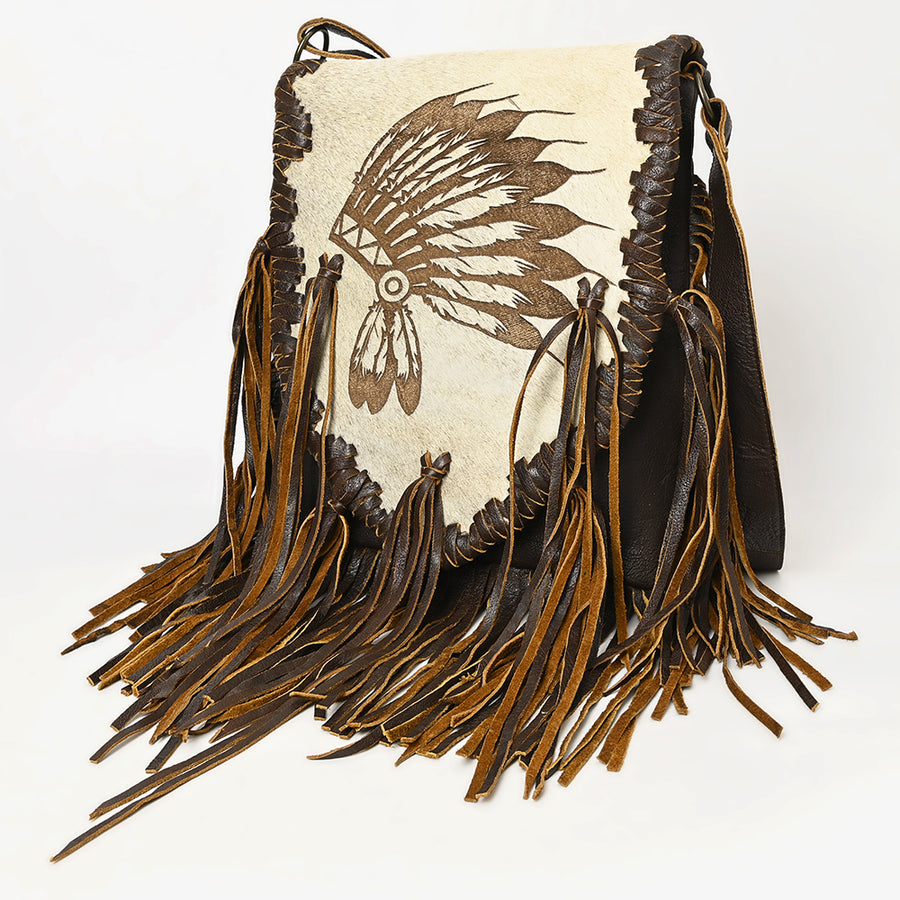 American Darling Messenger Hair On Genuine Leather Western Women Bag Handbag Purse | for Cute - Uhorse
